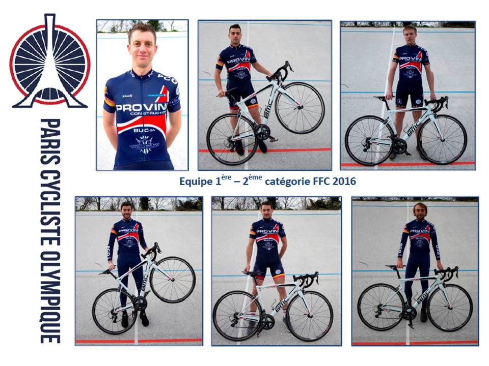 PCO 2016 Equipe 1/2 FFC Vélo BMC cycles laurent